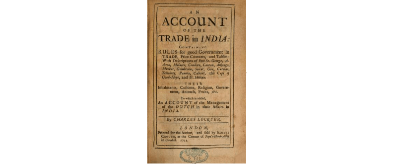 An Account of the Trade in India