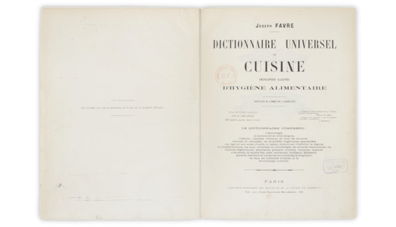 Dictionnaire universel de cuisine pratique