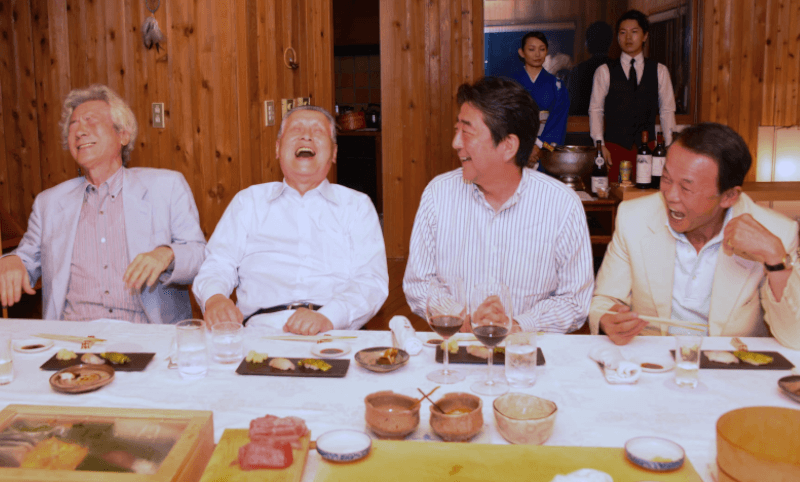 歴代首相の会食