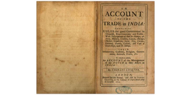An Account of the Trade in India