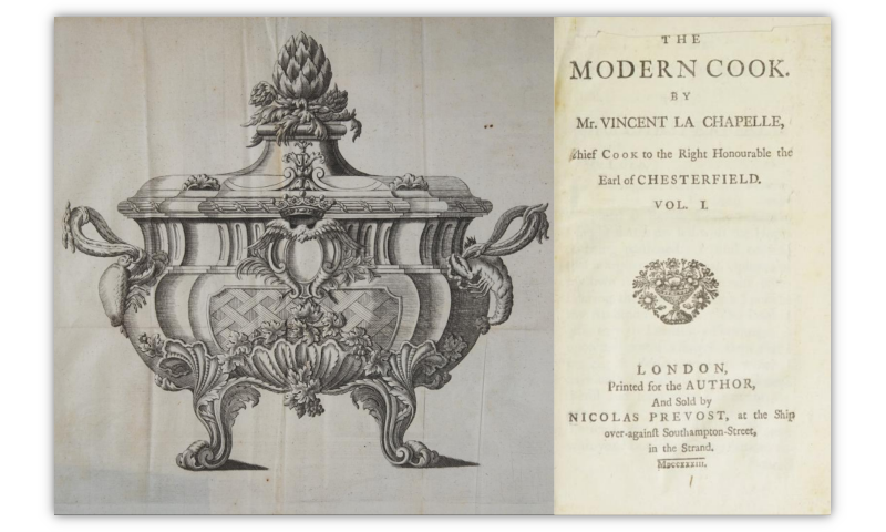 Vincent La Chapelle『The Modern Cook』1733年