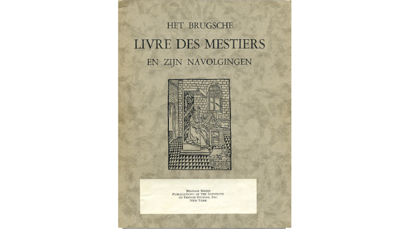 Le Livre des mestiers de Bruges et ses dérivés